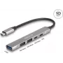 DeLOCK 64298 USB 3.2 Gen 2 Type-C stotelė 4 prievadai, metalinis korpusas, pilka