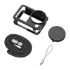 Silicininis apsauginis dėklas Puluz su dirželiu, skirtas DJI Osmo Action 6