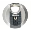 MASTER LOCK Excell diskinis spyna 70 mm nerūdijantis plienas, uždengtas lankelis, skirtingi raktai