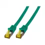 EFB-Elektronik RJ45 jungiamasis kabelis Cat.6A S/FTP LSZH Cat.7 žalias 5m