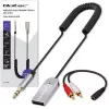 Belaidis garso imtuvas QOLTEC HiFi BT6.0 2xRC – Bluetooth garso adapteris kolonėlėms ir automobilio radijui