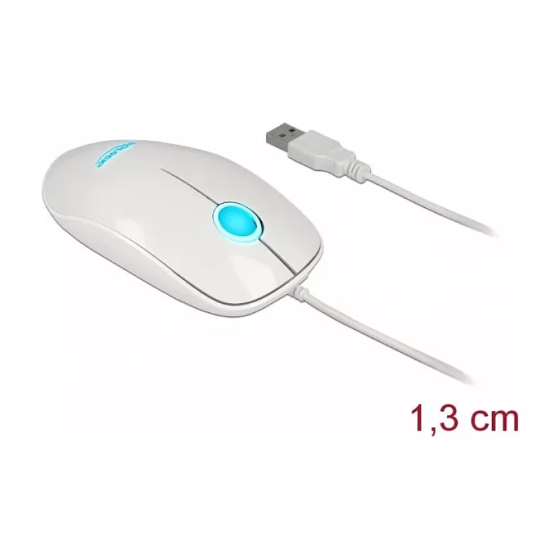Pelė DeLOCK 12537 USB-A optinė 1200 DPI