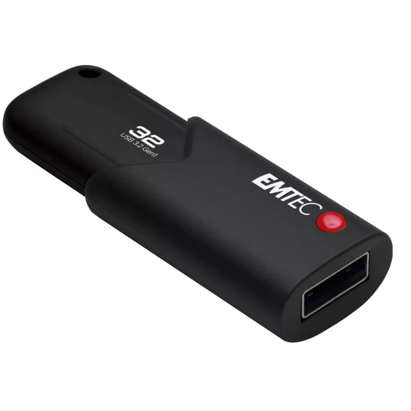 USB atmintukas EMTEC B120 Click Secure 32 GB USB Type-A 3.2 Gen 2 (3.1 Gen 2) Juodas
