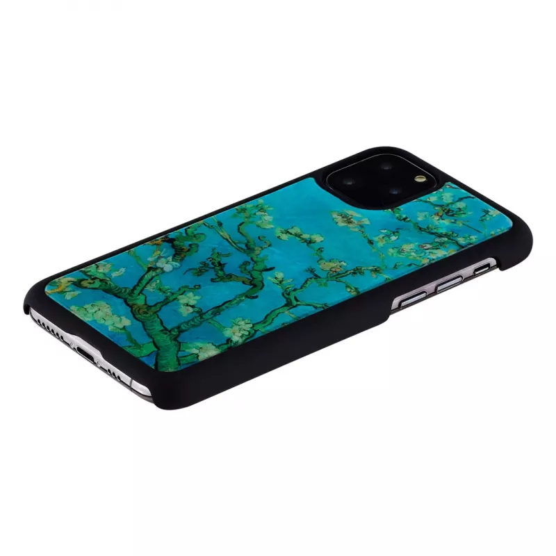 Apsauginis dėklas iKins iPhone 11 Pro — migdolų žiedas juodas