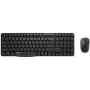 Bevielis klaviatūros ir pelės rinkinys Rapoo X1800S Office RF Wireless QWERTZ vokiškas juodas