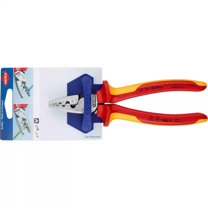Kombinuotas užspaudimo įrankis Knipex 97 78 180