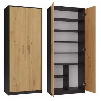 Topeshop OLIV 2D ANT/ART KPL biuro spinta knygoms