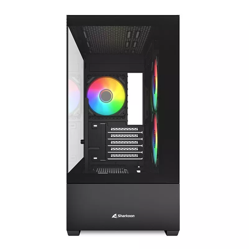 PC korpusas Sharkoon MK6 RGB Midi Tower White