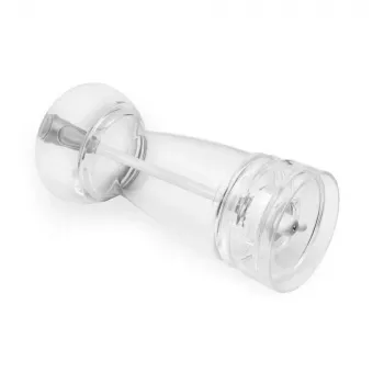 Druskos ir pipirų malūnėlių rinkinys Salter BW12949EU7, permatomi korpusai, rankinis malimas