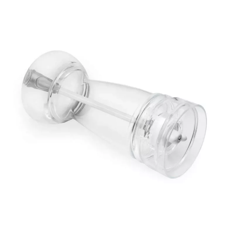 Druskos ir pipirų malūnėlių rinkinys Salter BW12949EU7, permatomi korpusai, rankinis malimas