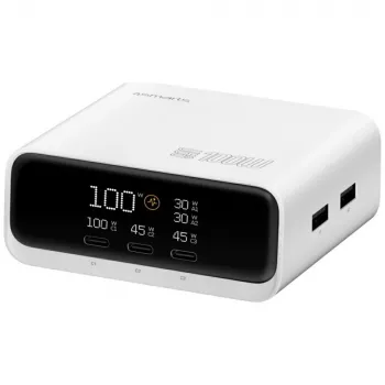 Įkrovimo stotelė 4smarts Deck 100W GaN 3xUSB-C + 2xUSB