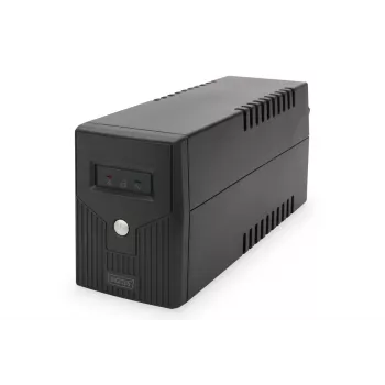 Nepertraukiamo maitinimo šaltinis DIGITUS DN-170063-B linijinis-interaktyvus 600 VA / 360 W, AVR, LCD, 2x F tipo lizdai, 7 Ah baterija