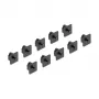 DeLOCK RJ10 Dust Cover Jack Grip 10 vnt. Juodi