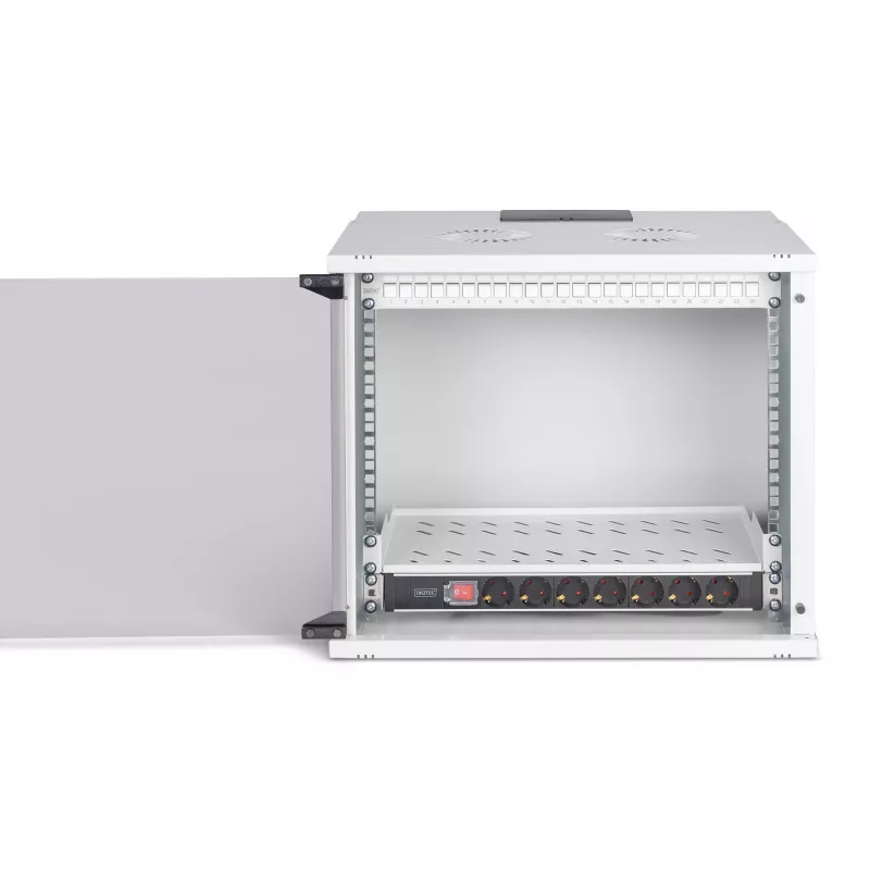 Sieninis tinklo stovas DIGITUS SOHO Pro 19 colių 9U, 540 x 400 mm, IP20, rakinamas, 60 kg