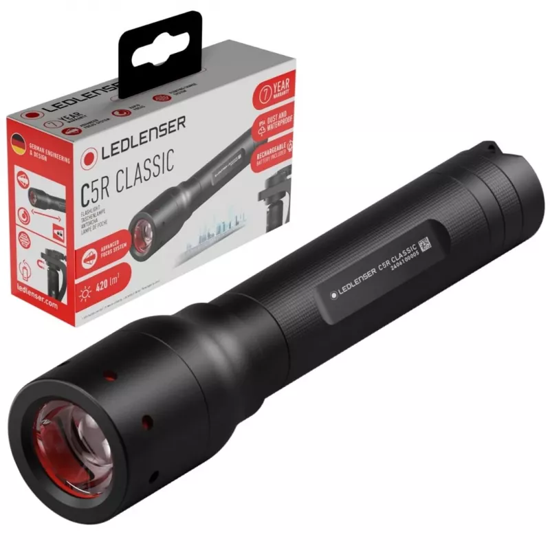 Ledlenser 503151 žibintuvėlis Juodas Rankinis žibintuvėlis LED