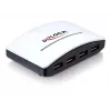 USB šakotuvas DeLOCK 4 portai 5000 Mbit/s Juoda Balta