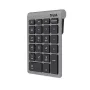 Numeric klaviatūra TRUST Xalas 22 klavišų belaidė RF žirklinis jungiklis nešiojamam/PC, sidabrinė, 94 g