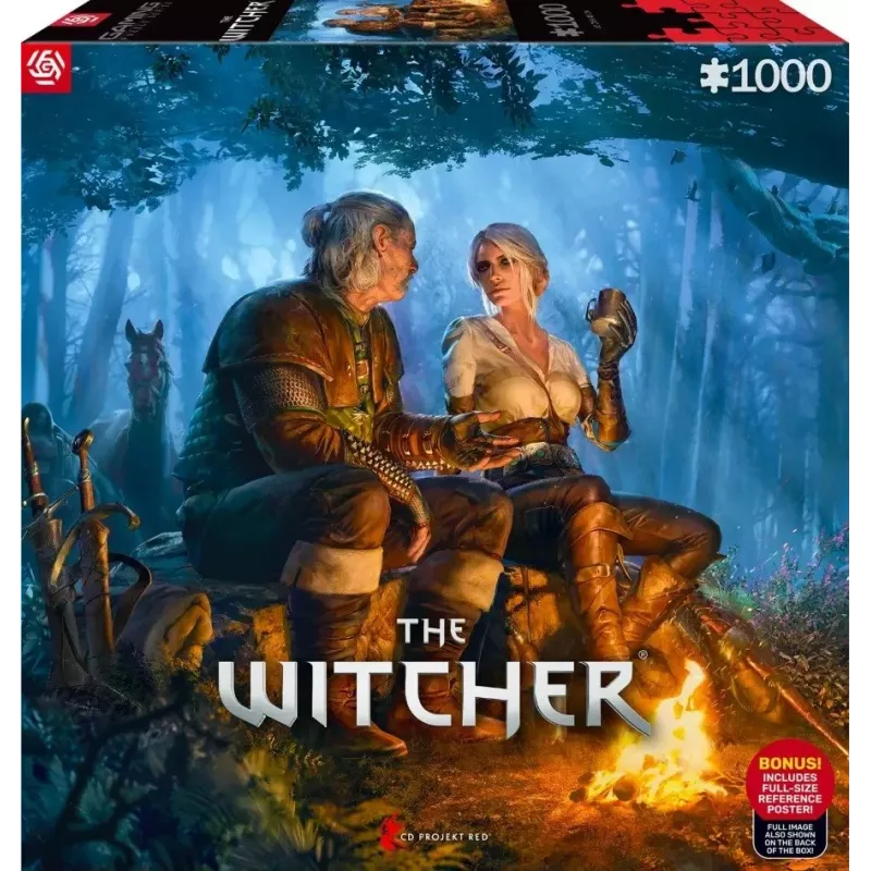 Good Loot Gaming Dėlionė: The Witcher – Ciri kelionė, 1000 dalių