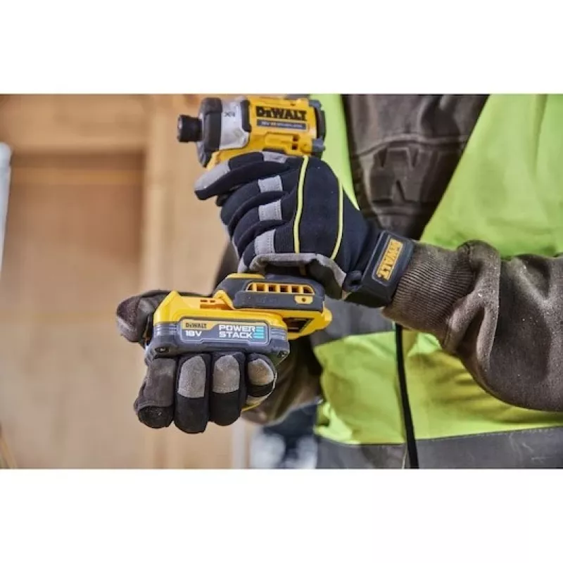 DeWALT DCF860N-XJ akumuliatorinis suktuvas/impulsinis veržliasukis 3800 RPM Juoda, Geltona