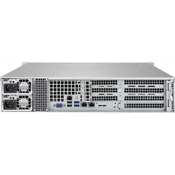 Supermicro SuperChassis CSE-213BAC8-R1K23WB, 2U stovo korpusas, 16x 2,5 inch SAS3/SATA, 1200W, juodas