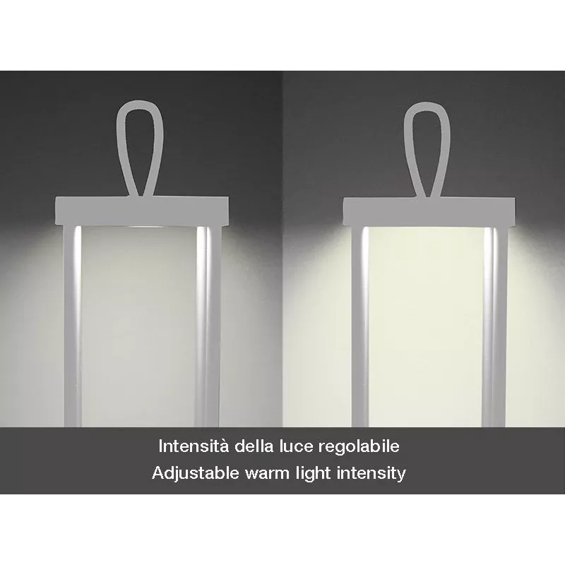 Įkraunamas žibintas Beper P207ILI101 – Baltas nešiojamas LED žibintas su baterija