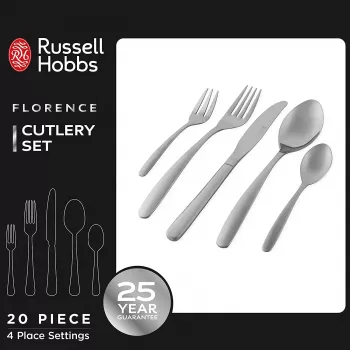 Stalo įrankių rinkinys Russell Hobbs RH022641EU7 – 20 dalių nerūdijančio plieno servizas