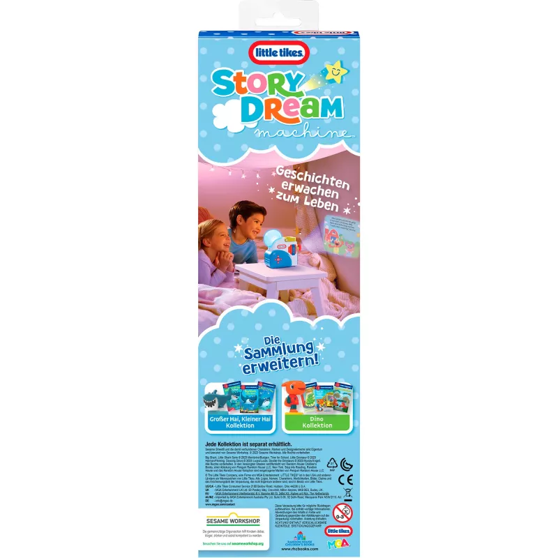 Little Tikes Story Dream Machine – Sesame Street Elmo & Friends kolekcija, garso knyga