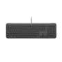 Laidinė USB klaviatūra Logitech 920-013331 – grafito spalvos, Nordic išdėstymas