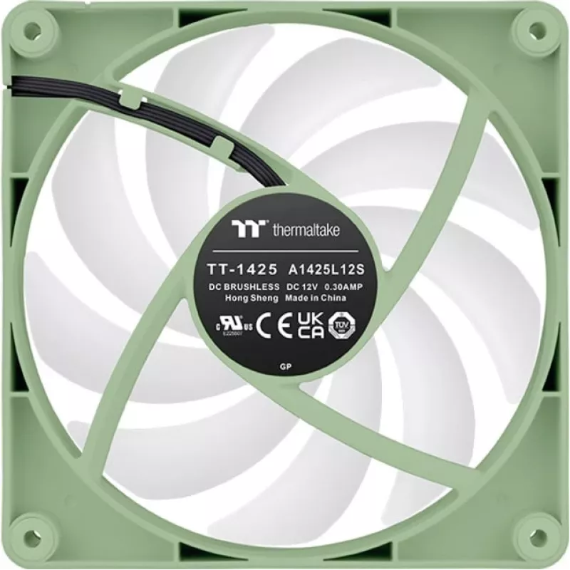 Thermaltake CT140 Reverse ARGB Sync Matcha Green 140 mm korpuso ventiliatoriai, 2 vnt. (CL-F201-PL14MG-A)