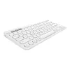 Logitech Multi-Device K380 - belaidė klaviatūra - Bluetooth 3.0 - vokiškas išdėstymas - šviesiai balta
