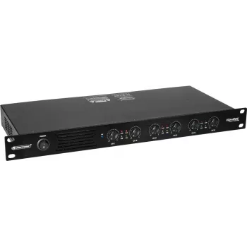 Garsiakalbių stiprintuvas Omnitronic XDA-1206 D klasės 6 kanalų, 1200 W bendra išėjimo galia