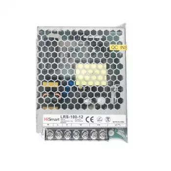 Hismart LRS-100-12 maitinimo šaltinis, 12V DC, 8.5A, 100W