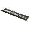 Patch Panel Extralink CAT6 UTP 0,5U 24 prievadai