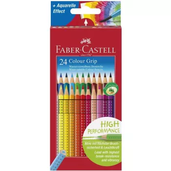 Spalvoti pieštukai Faber-Castell Colour GRIP Multi 24 vnt.