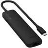 Satechi 7-in-1 USB-C Slim Multiport Adapter Ethernet (USB-C PD, 2x USB-A, HDMI 4K, Ethernet, kortelių skaitytuvas micro/SD) (Juoda)