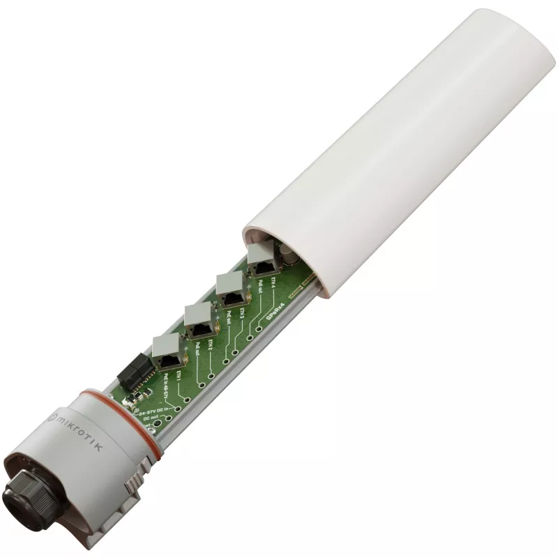 MikroTik GPeRx4 (GPER14i) PoE++ skirstytuvas/ilgintuvas