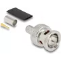 DELOCK BNC crimp jungtis RG59 kabeliui su termosusitraukiančiu vamzdeliu