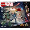 Konstrukcinis žaislas LEGO Marvel Super Heroes Geležinis žmogus ir Kariauninkas 76320, 204 detalės, 2 minifigūrėlės, 100 mm aukštis