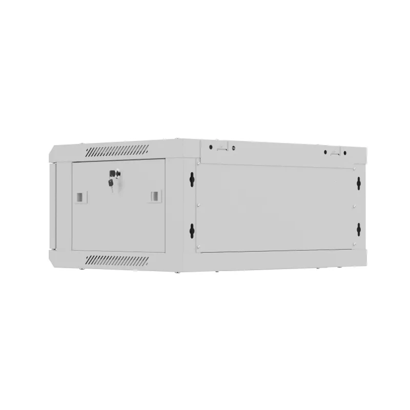 Pakraštinis 19 colių montavimo spintas LANBERG WF01-6404-00S 4U 600×450 mm, pilkas