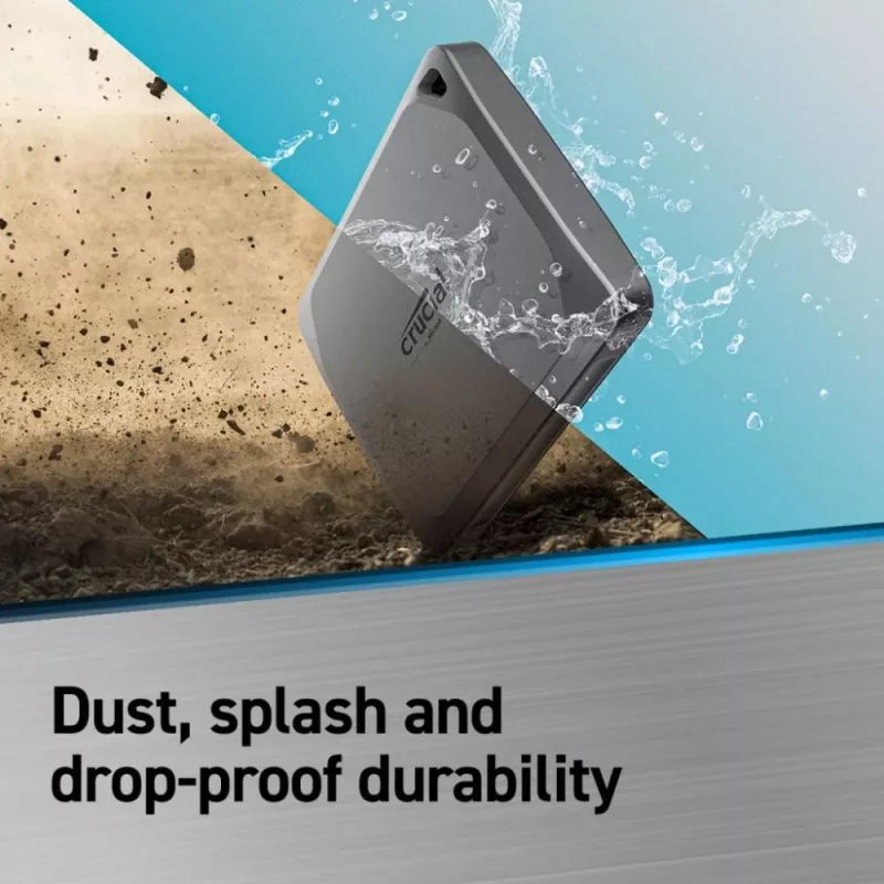 Crucial X9 Pro 4TB išorinis SSD USB 3.2 Gen2 Type-C