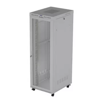 19 colių stovo spinta LANBERG FF01-8047-23SL 47U 800x1200 mm pilka su perforuotomis durelėmis