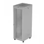 19 colių stovo spinta LANBERG FF01-8047-23SL 47U 800x1200 mm pilka su perforuotomis durelėmis
