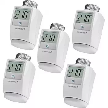 Radiatoriaus termostatas eQ-3 Homematic IP HKT 5er Set — išmanusis radiatoriaus vožtuvų rinkinys, 5 vnt.