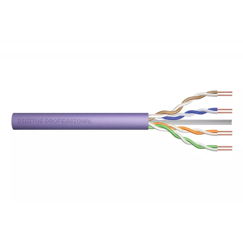 DIGITUS - Biri viela - 100,0 m - UTP - CAT 6 - Violetinė (DK-1613-VH.1)