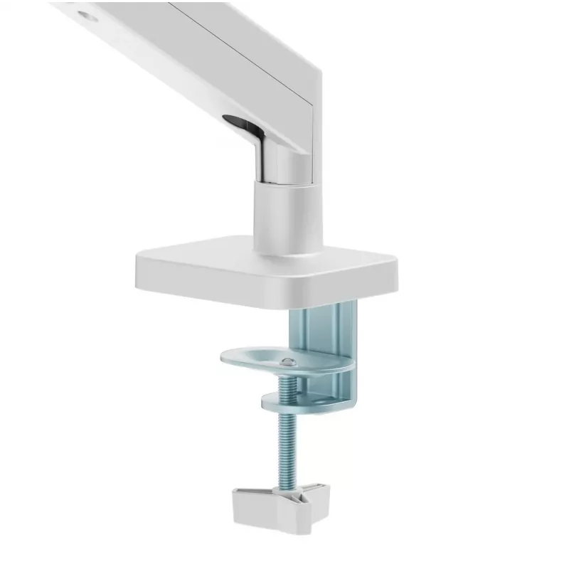 Monitorio laikiklis Gembird MA-DA1-04-W spaustuvinis stovas 17–32 colių ekranams, VESA 75x75–100x100, maks. apkrova 10 kg, baltas