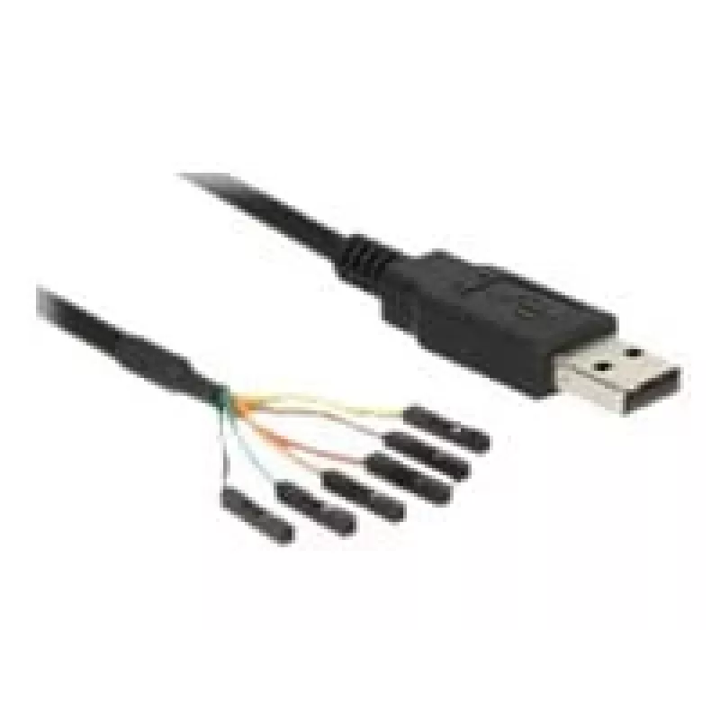 USB kabelis DeLOCK 1,8 m USB 2.0-A / TTL 6 kontaktų juodas