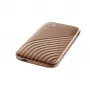 WD My Passport WDBAGF0020BGD - SSD - verschlüsselt - 2 TB - extern (tragbar) - USB 3.2 Gen 2 (USB-C Steckverbinder) - 256-Bit-AES - Gold