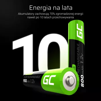 Green Cell GR08 įkraunama AAA baterija, NiMH
