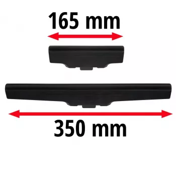 Düsenset BRILLIANTO, für Fensterreiniger schwarz, 2 Stück: 350mm und 165mm