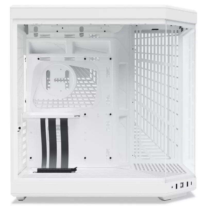 Korpusas HYTE Y70 Midi Tower Baltas – palaiko EATX, GPU iki 42,2 cm, aušintuvo aukštis 18 cm